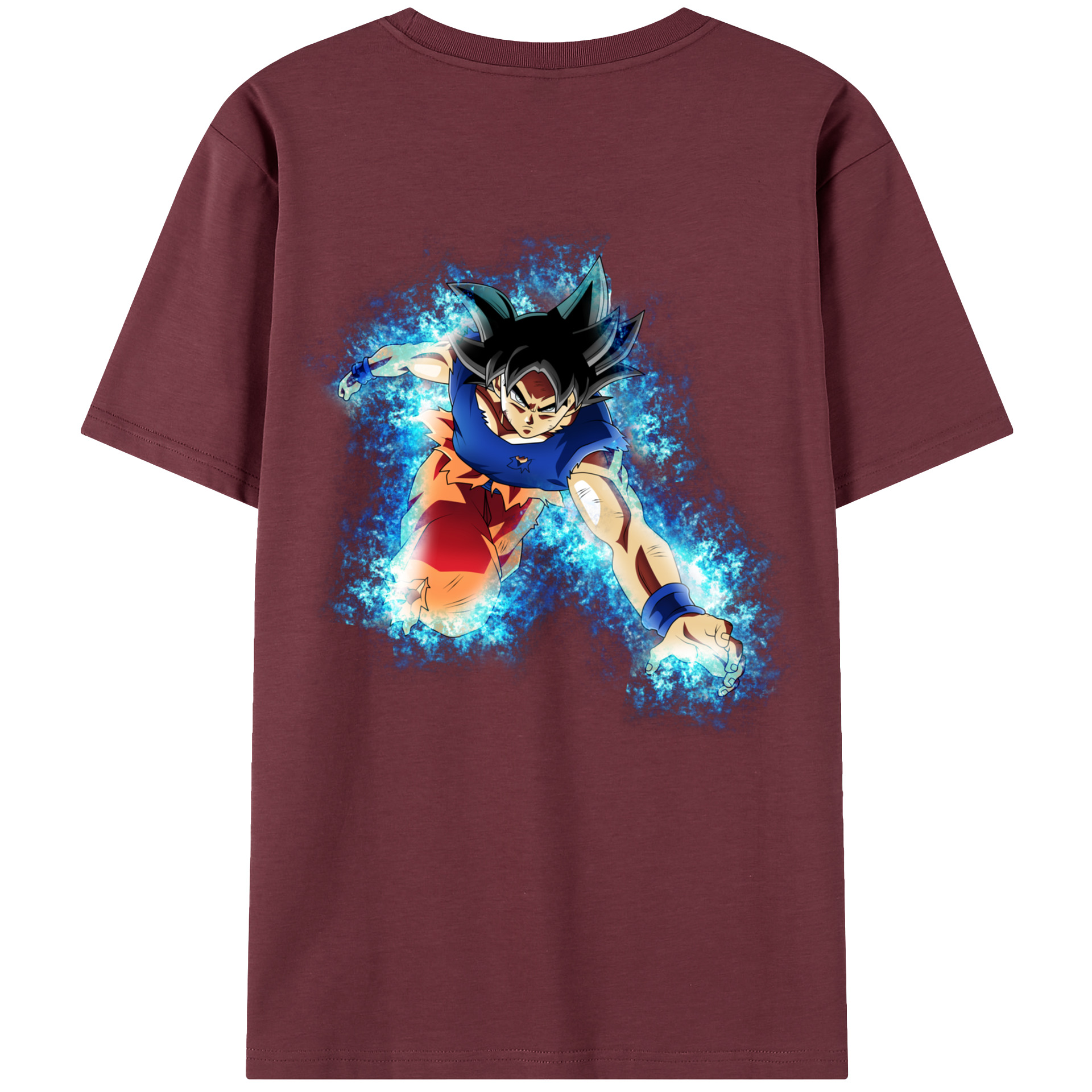 （画像用） ドラゴンボール 孫悟空（そん ごくう）Son Goku カカロット DRAGON BALL Kakarotto 綿100％半袖Tシャツ（背面プリント）